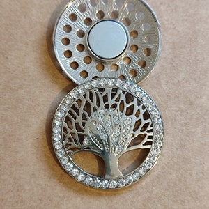 Broche decorativo árbol magnético 45mm imagen 7