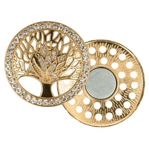 Broche decorativo árbol magnético 45mm imagen 4