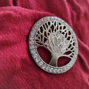 Broche decorativo árbol magnético 45mm imagen 6