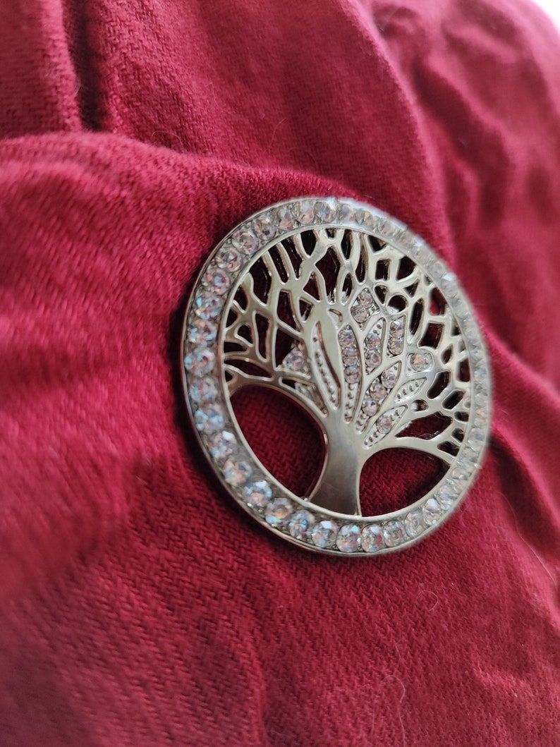 Broche decorativo árbol magnético 45mm imagen 6