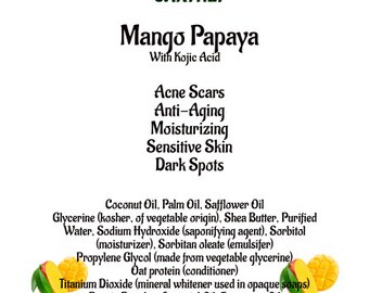 Mango Papaya with Kojic Acid