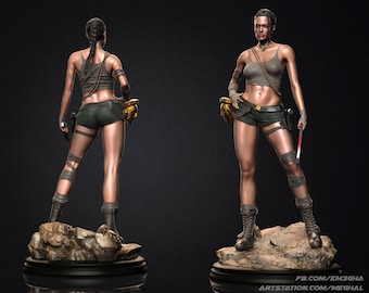 Angelina Jolie Lara Croft Statue im Maßstab 1:6 zum Bemalen