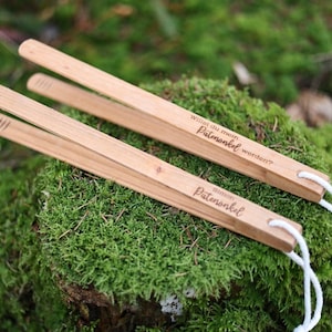 Wooden grill tongs, personalized grill tongs, godparent gift, men&#39;s gift, godfather gift, housewarming gifts, grill master
