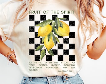 Christian T-shirt citroen: Fruit of the Spirit trendy T-shirt
