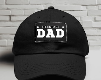 Father's Day Gift Baseball Cap with Patch , Dad's Day Hat for Men, Happy Father's Day Cap, Gift for Dad, Dad Hat Fathers Day Gift Custom Hat