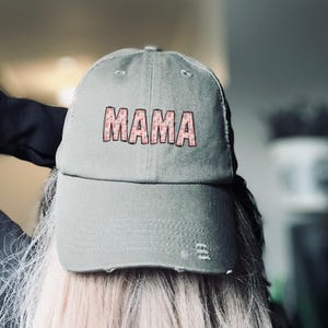 Vintage Mama Hat Minimalist Mom Baseball Cap, Mothers Day Gift, Cute Mama Gift For Mom, Motherhood Cap For New Mom, Trendy Cute Gift For Mom