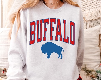 Buffalo Football Sweatshirt: Game Day Buffalo Crewneck Let's Go Buffalo Shirt