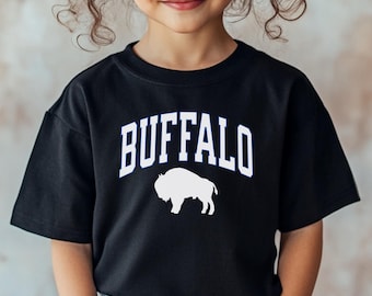 Youth Buffalo Football T-Shirt: Game Day Tee for Boys & Girls