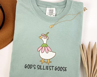 Silly Goose Christian T-Shirt: Religious Gift, Bible Verse Tee