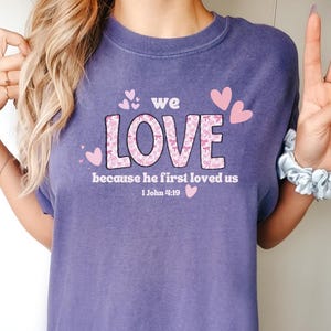 Comfort Colors Christian Valentines T-Shirt Jesus Coquette Love Shirt Religious xoxo Tee Christian Gift For Sister, Bible Be Mine T Shirt