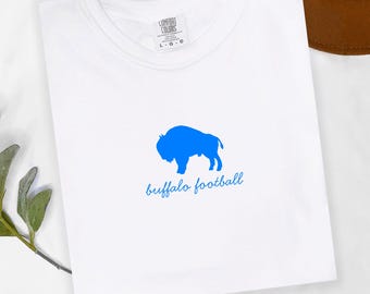 Vintage Buffalo Football Tee: Retro Game Day Shirt