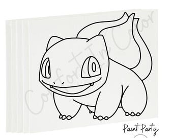 Gamer Character Canvas Paint Kit: Kids Art Activity, Party Favor, Birthday Craft