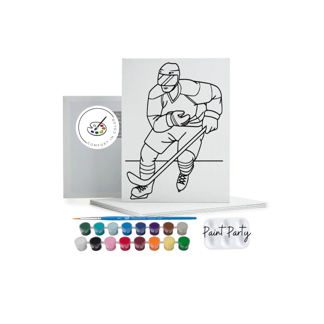 Color Your Own Canvas - Kids Paint Party - Pre Drawn Canvas Ready to ...