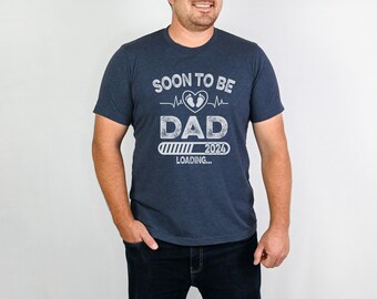 Dad Loading Tee, soon to be dad t shirt, new dad shirt, gift for new dads, pregnancy announcement, gift for husband, gift for dad to be