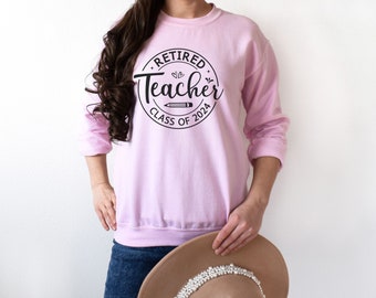 Retiring Teacher 2024 Sweatshirt, teacher retiring gift, gift for teacher, gift to retiring teacher, 2024 retirement shirt, teacher sweater
