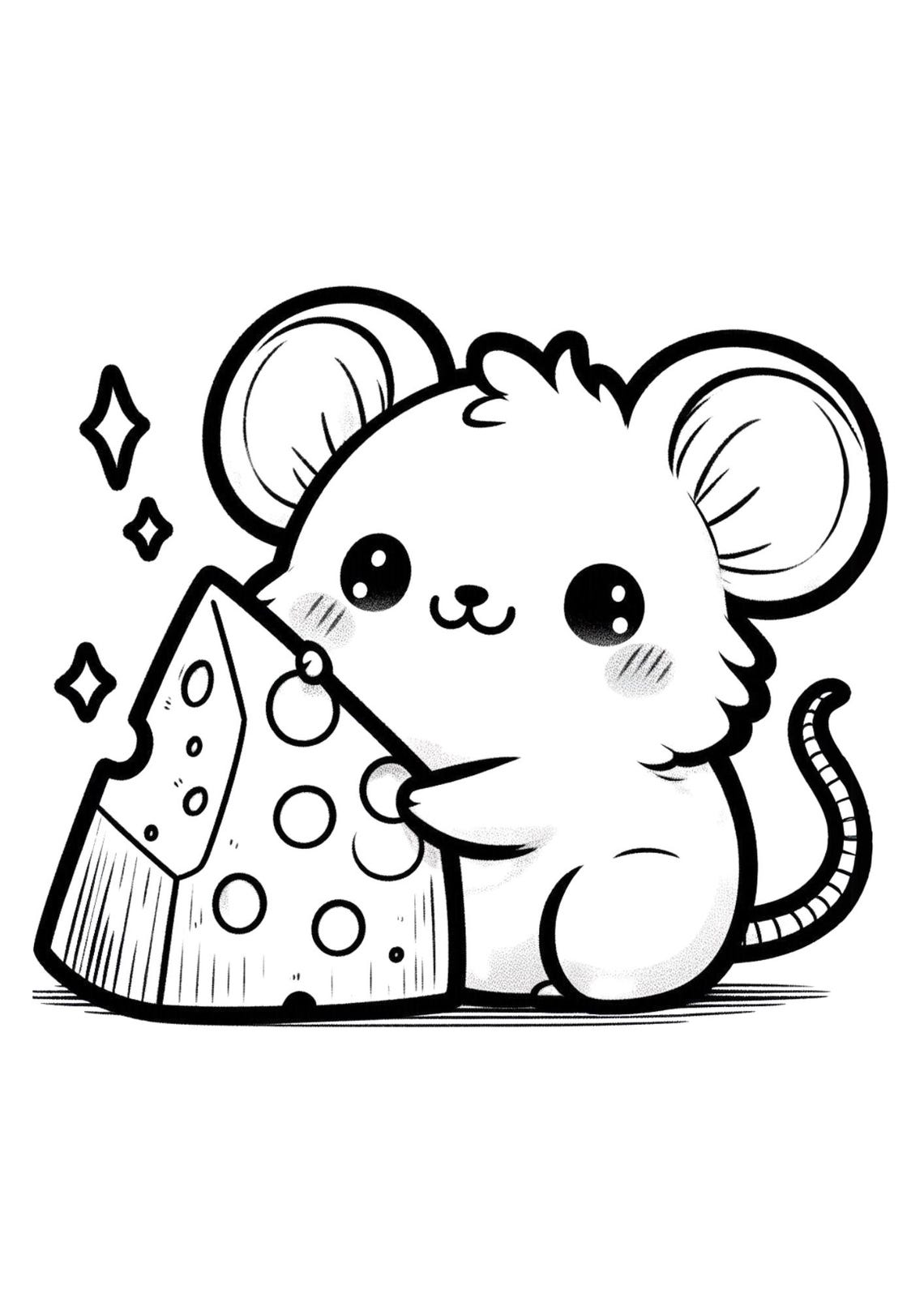 40 Kawaii Animal Coloring Pages for Kids - Cute Animals to Color ...