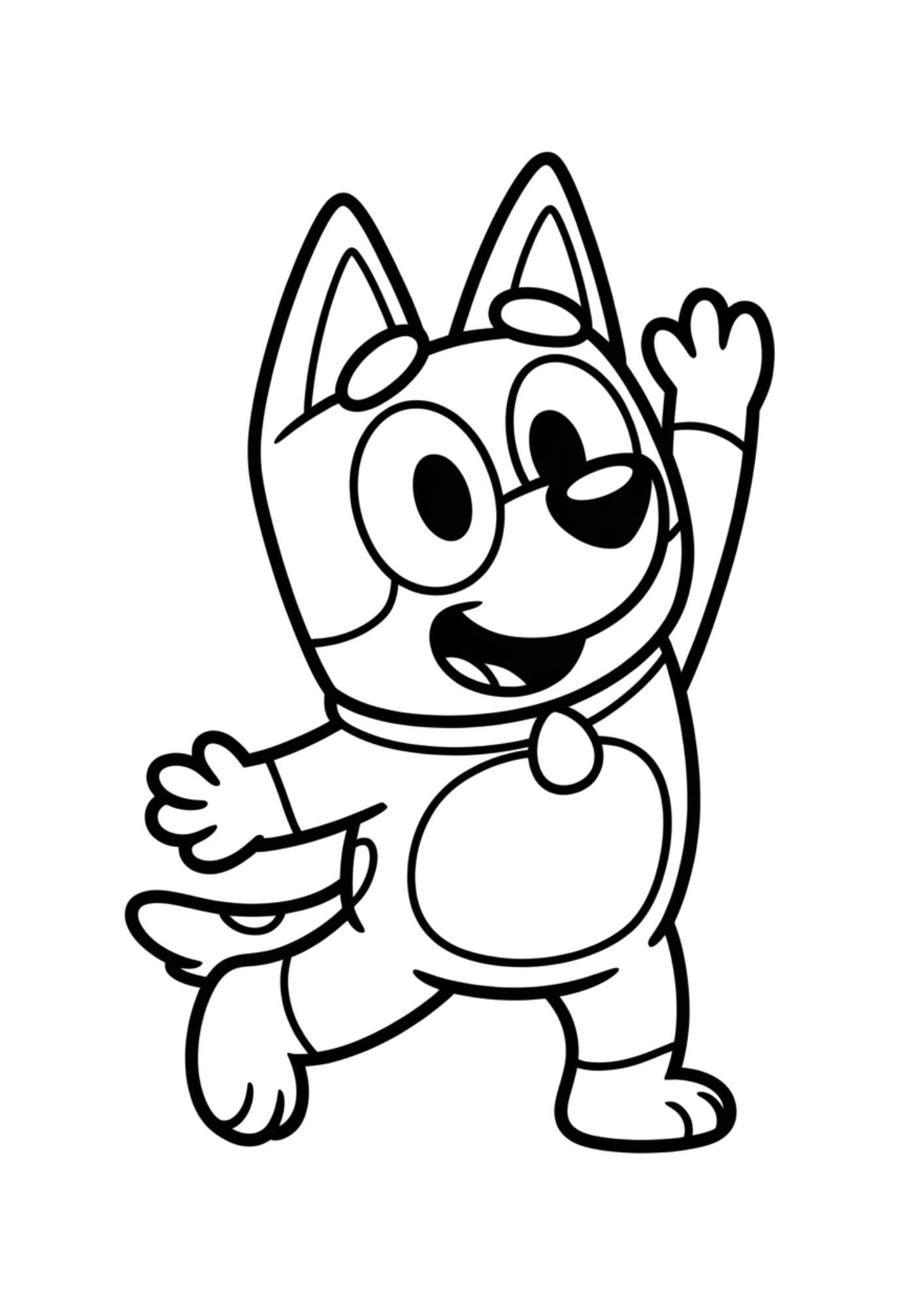 35 Bluey-Malvorlagen für Kinder - Bluey-Malvorlagen für Kinder
