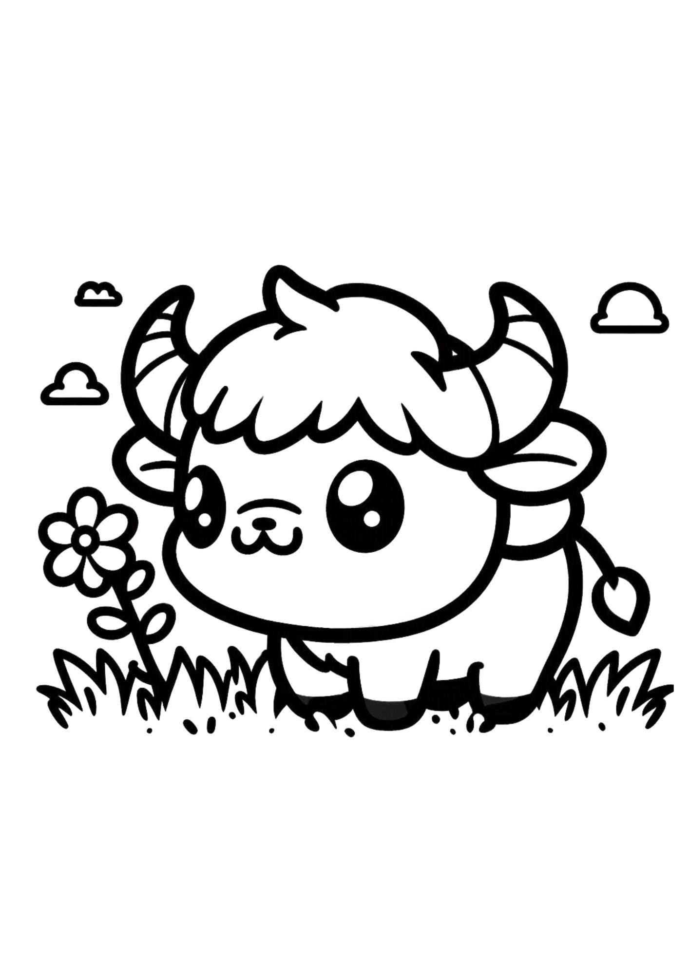 30 Kawaii Safari Animals Coloring Pages for Toddlers. Kawaii Safari ...