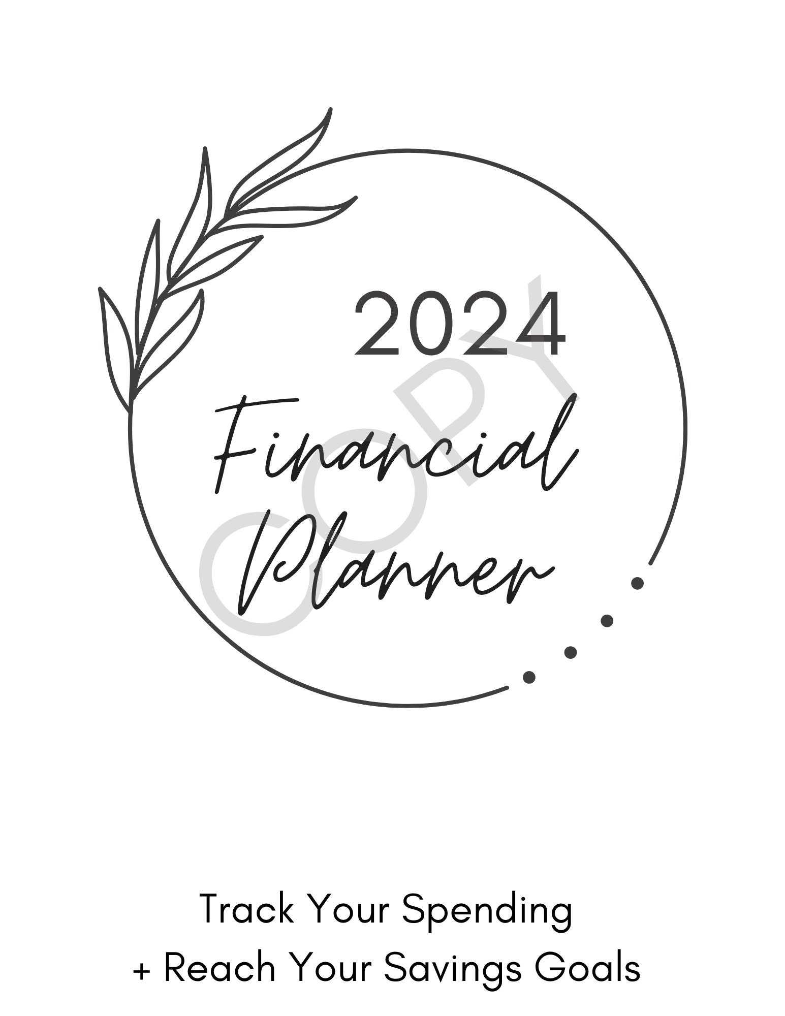 2024 Financial Planning Calendar Etsy 2024 Financial Planning Calendar Etsy