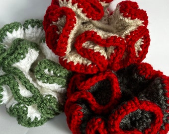 Oversized Crochet Scrunchie