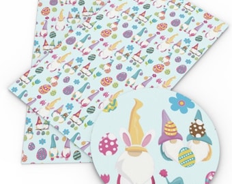 Easter Faux Leather Sheet - Bow Making Supplies - Leather for Craft