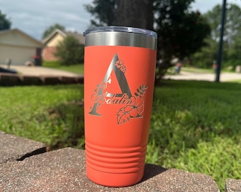 Custom Engraved 20oz Tumbler - Personalized Stainless Steel tumbler
