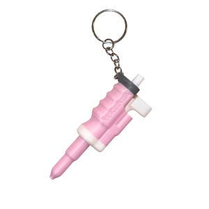 MINIPIP Mini Pipette Keychain Cute Scientist Gift Lab Tech Accessory Science Keyring Charm Pink Lab Gift for Her STEM Grad Present