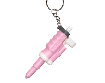 MINIPIP Mini Pipeta Llavero Lindo Regalo Científico Accesorio Técnico de Laboratorio Llavero de Ciencia Amuleto Regalo de Laboratorio Rosa para Ella Regalo de Graduación STEM