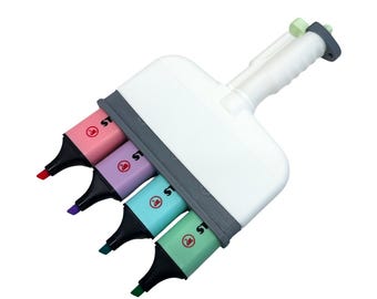 Juego de marcadores para pipetas multicanal / Material de laboratorio / Regalo para científicos / Regalo para estudiantes de doctorado / Decoración de escritorio STEM