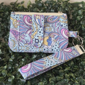 Paisley Sun and Moon ID-houder met polsbandje