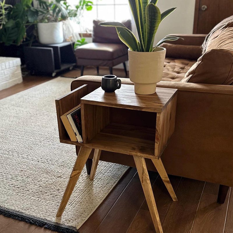 Mid Century End Table - Etsy