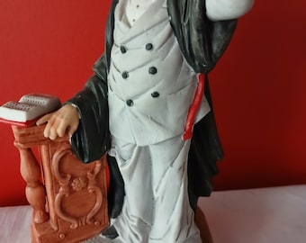 Vintage Lefton China Hand Painted 7.5" Figurine of Orator or Performer