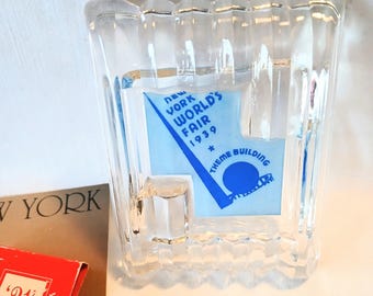 1939 New York World's Fair Art Deco Ashtray