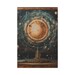 Solar System Map Detailed Space Art Cosmic Artwork Surreal Galaxy ...