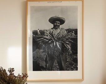 Vintage Mexicaanse print Retro Mexico Wall Art Mexicaanse boer fotografie Print Mexico keuken Poster Instant Digitale Download