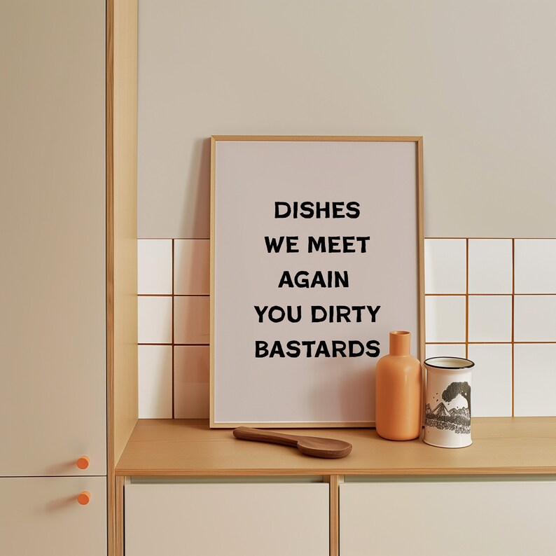 Aesthetic Kitchen Decor Cute Cooking Art Kitchen Wall Art Print