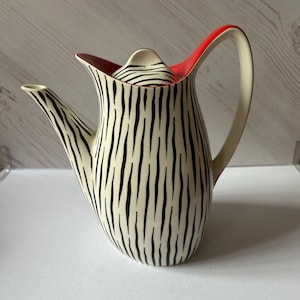 Vintage Midwinter Stylecraft "Zambesi" Keramik Kaffekanna av Jessie Tait
