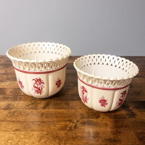 Paire de cache-pots en plastique vintage Emsa, Allemagne de l'Ouest, années 1970, N4756