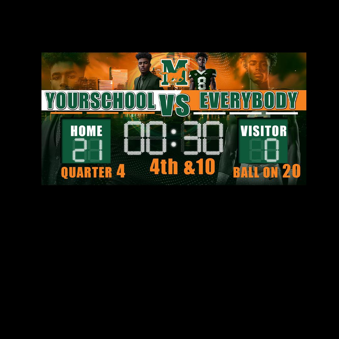 Grad Scoreboard Banner, Party Decor, Graduation Decorations, Decor For Events,