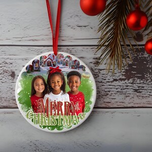 Custom  Christmas Ornament, Photo Ornament, Family Ornament, Christmas Tree Decor