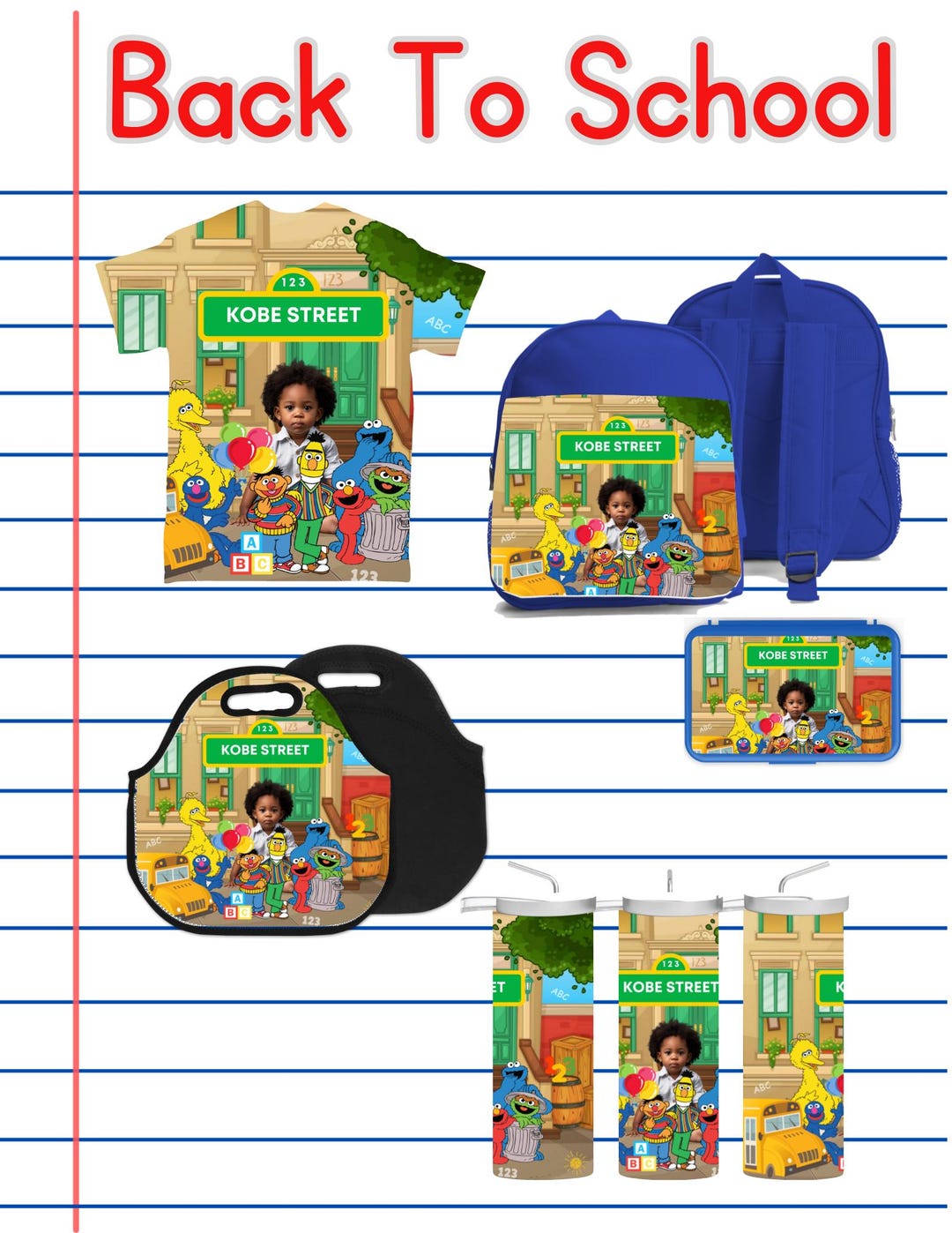 Custom Back to School Bundle - Etsy Australia