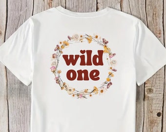 Wild One Tshirt Design PNG file