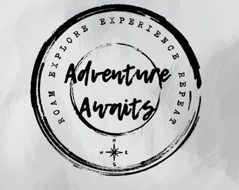 La aventura te espera SVG PNG Camiseta de senderismo Camiseta de senderismo Ganas de viajar La naturaleza Camiseta de camping para autocaravana