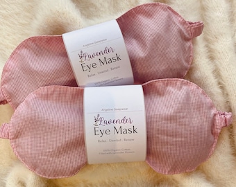 Lavender Eye Mask - Pink