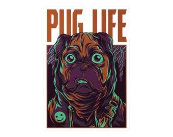 Pug Life - Vinyl Decal Sticker