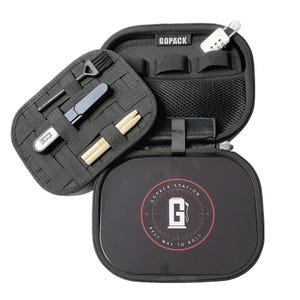Gopack Mini Rolling Tray Kit – Portable Case with Magnetic Lid & Storage, Stash Essentials at Home or On-the-Go
