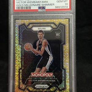 Victor Wembanyama Mystery Hot Pack - PSA 10 Graded Karte mit anderen NBA Hall of Famers, Rookies, Autos!
