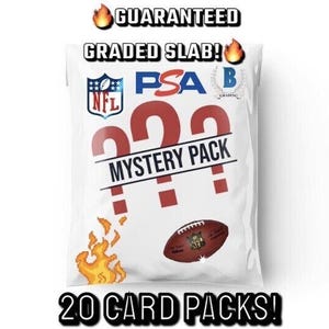 NFL PSA Überraschungspaket!!! 1 PSA Graded Karte, + Rookies, Einsätze, Fun Chase!