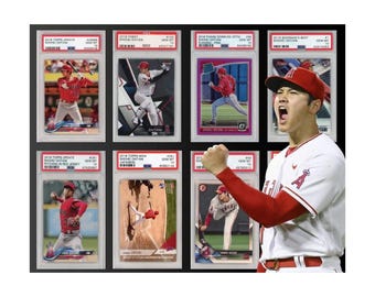 ¡Paquete misterioso de PSA de MLB! ¡1 tarjeta calificada de PSA, + novatos, insertos, persecución divertida!