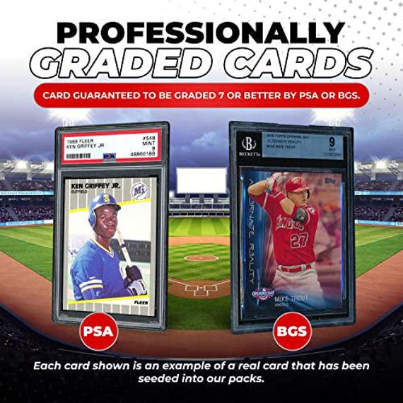 MLB PSA Mystery Pack!!! 1 PSA Graded Card, + Rookies, Inserts, Fun Chase! -  Etsy Israel